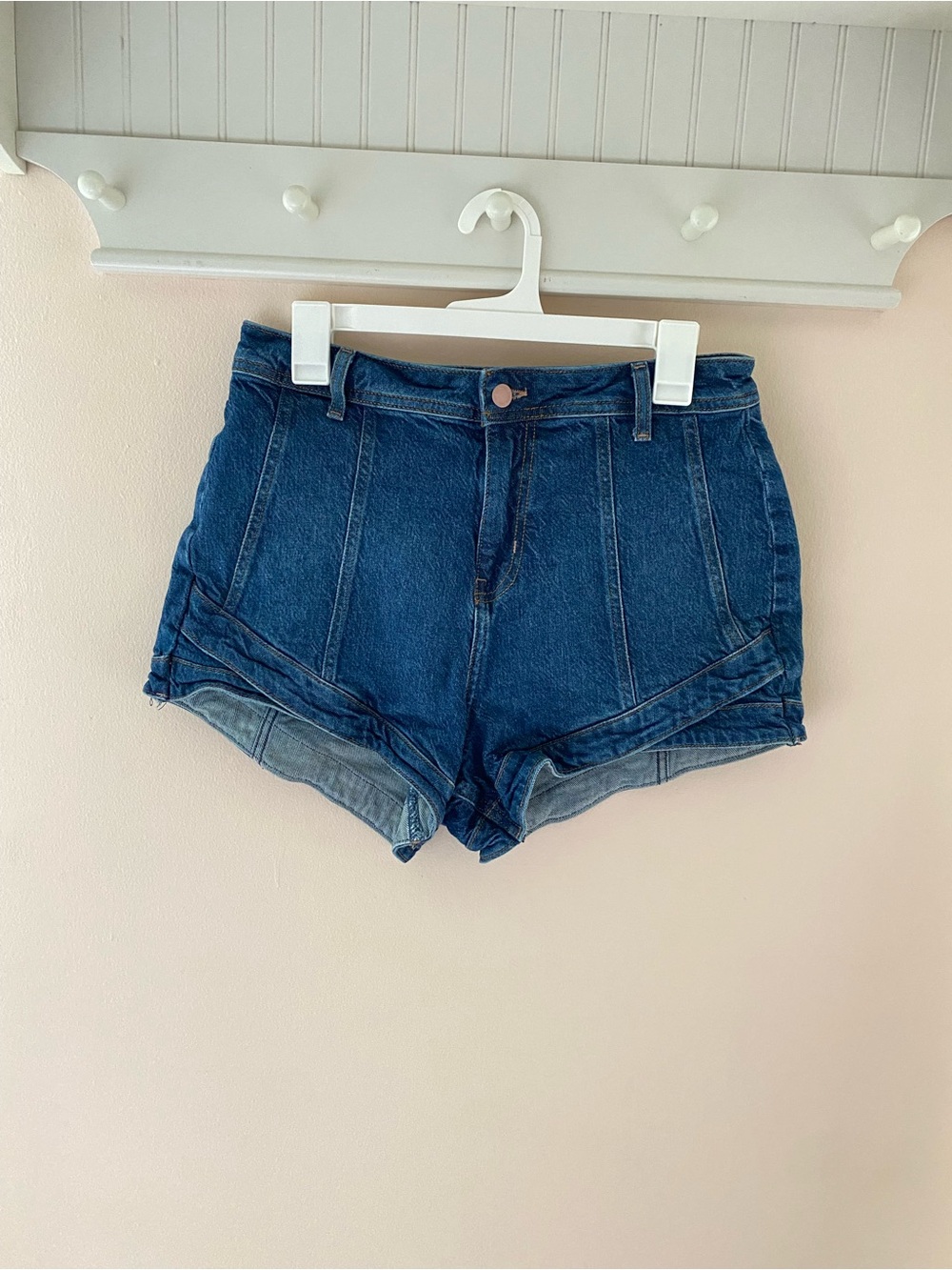 We The Free Indigo High-Rise Denim Shorts